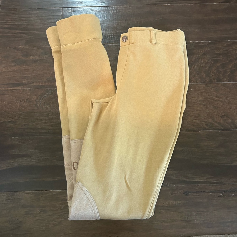 Tuff Rider tan jodhpurs, for short boots
